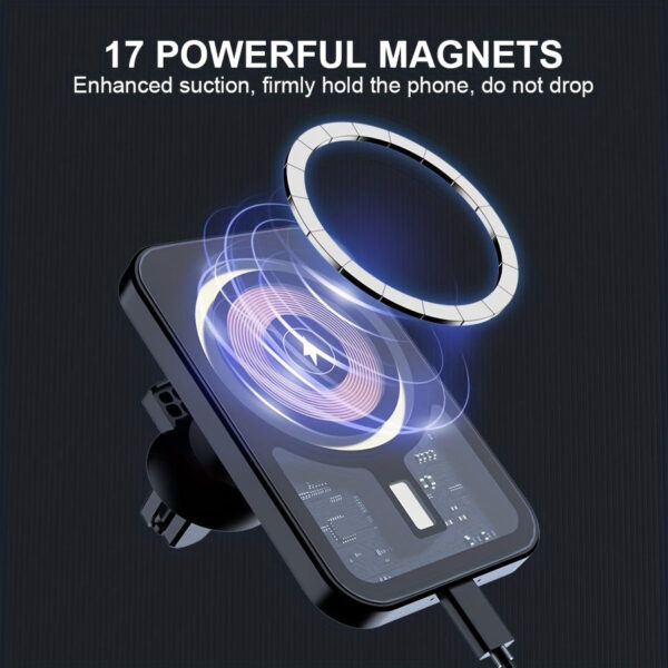 Magnetic Wireless Car Charger Pro -- MotPoet
