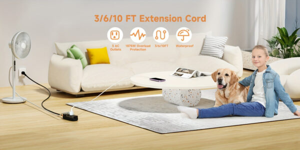 Waterproof Power Strip IPX6 -- MotPoet