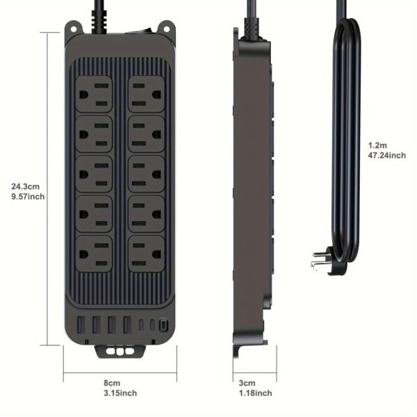10-Outlet Power Strip -- MotPoet