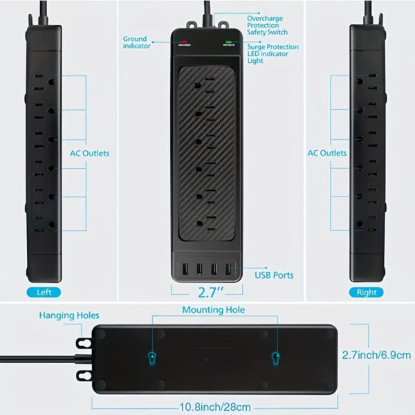 22-in-1 Power Strip -- MotPoet