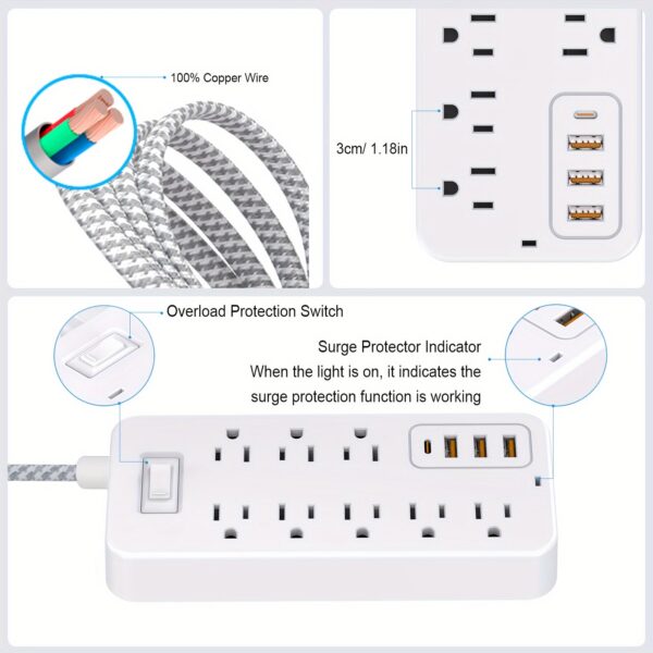 12-In-1 Power Strip -- MotPoet