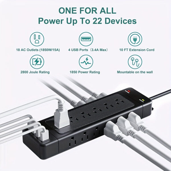 22-in-1 Power Strip -- MotPoet